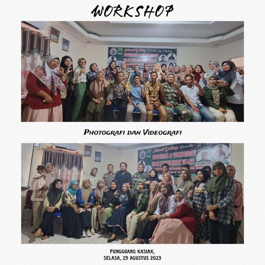 RKDD PUNGGUANG KASIAK ADAKAN WORKSHOP VIDEOGRAFI, FOTOGRAFI DAN CONTENT CREATOR 